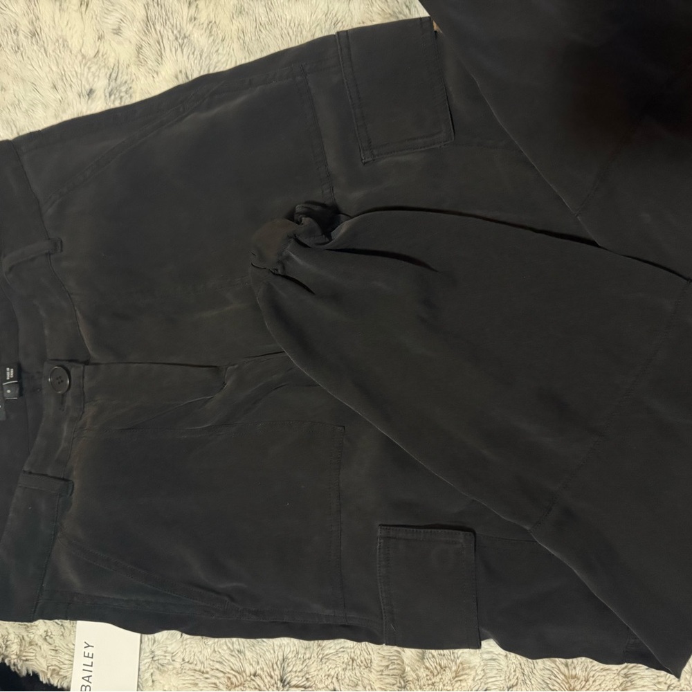 Theory Men's Dark Gray Cargo Pants